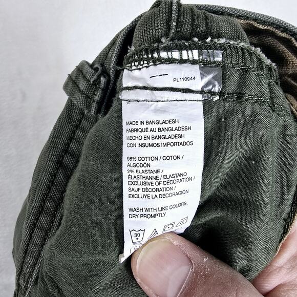 G.H. Bass & Co. Mens 5 Pocket Canvas Field Hunting Pants Green Breen 40x32 - Picture 8 of 14